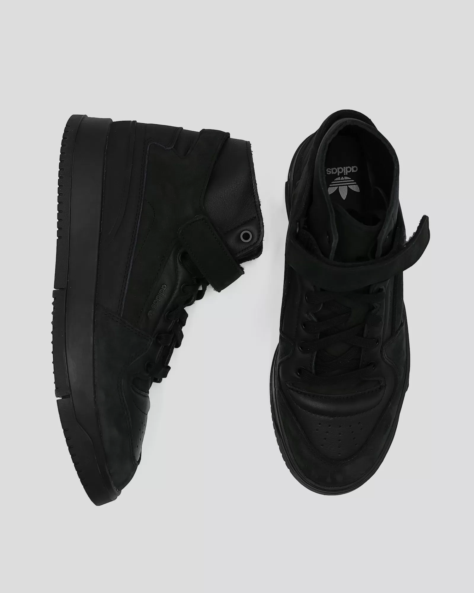 La Piscine Paris Baskets montante en cuir Adidas Noir Cheap