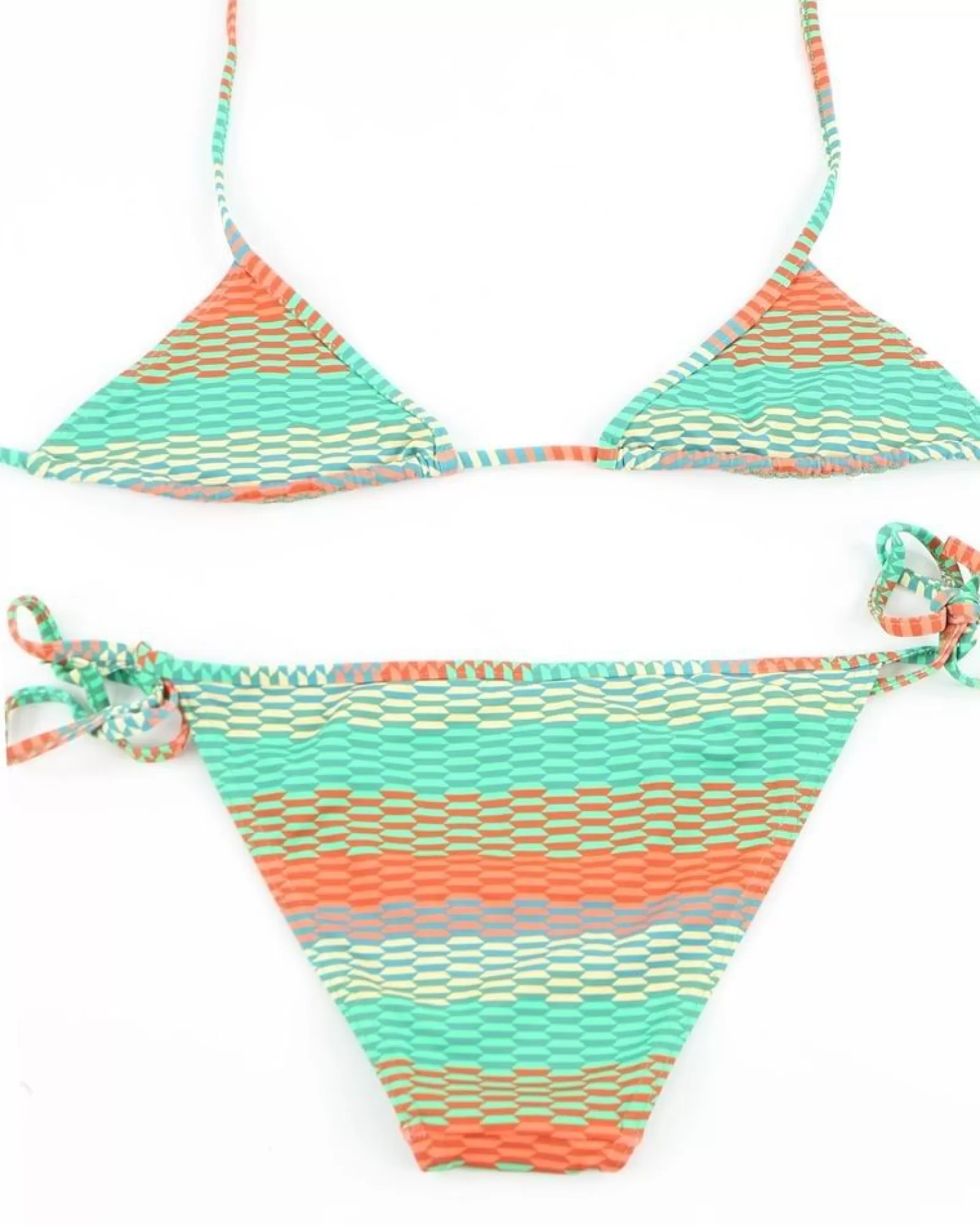 La Piscine Paris Bikini et corail à bretelles Pamela de Beaumane Vert Flash Sale