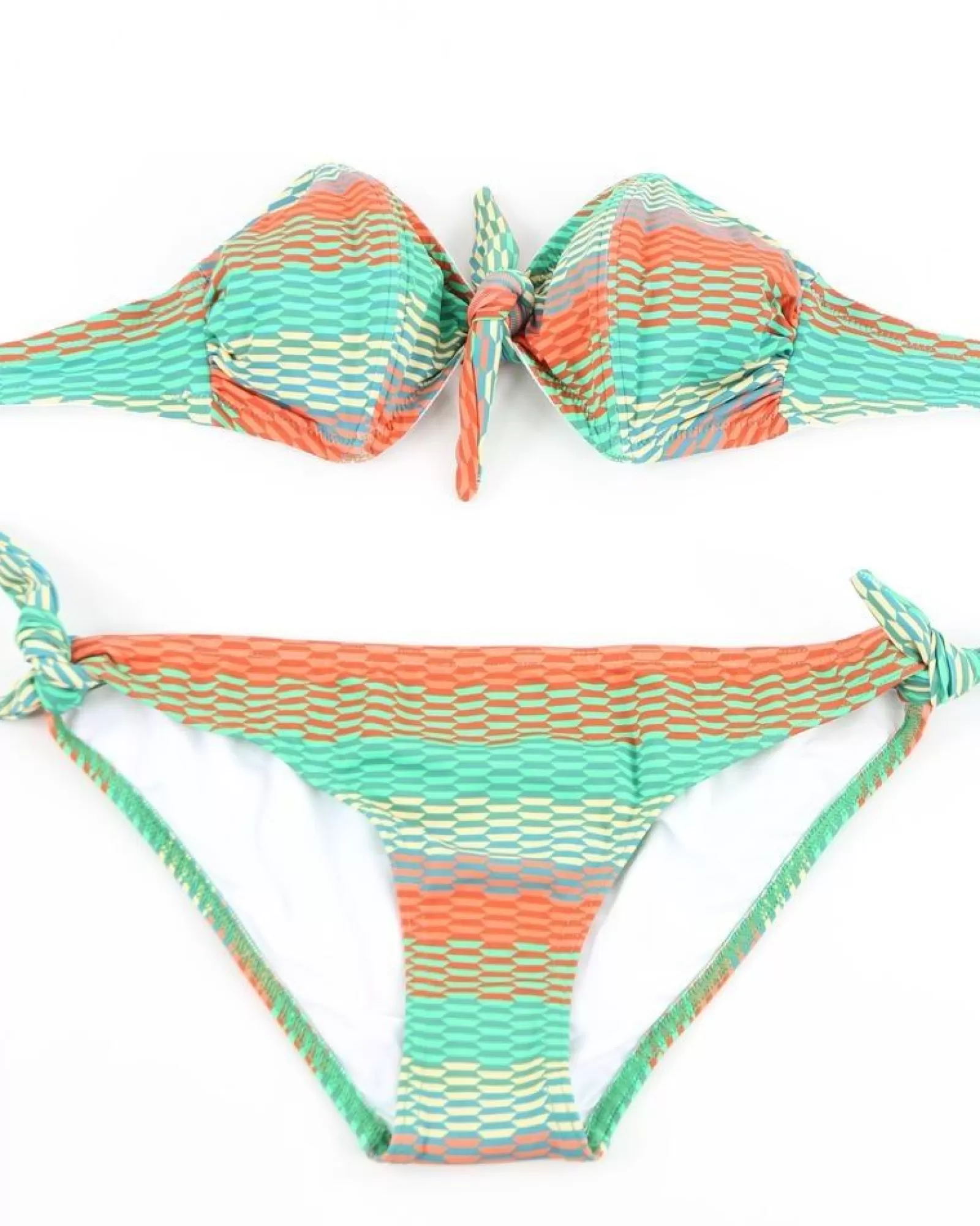 La Piscine Paris Bikini et corail Pamela de Beaumane Vert Best Sale