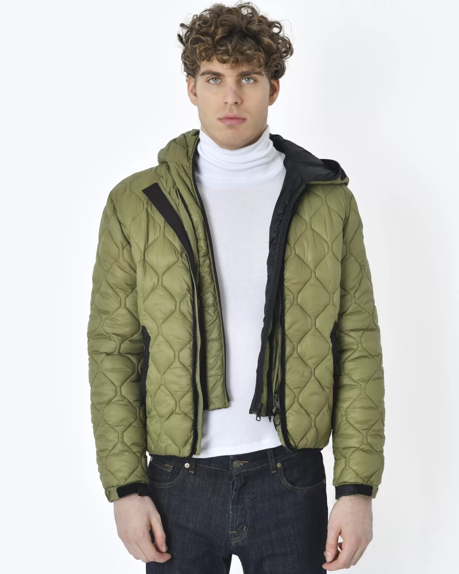 La Piscine Paris Blouson matelassé Riders On The Storm Kaki Outlet