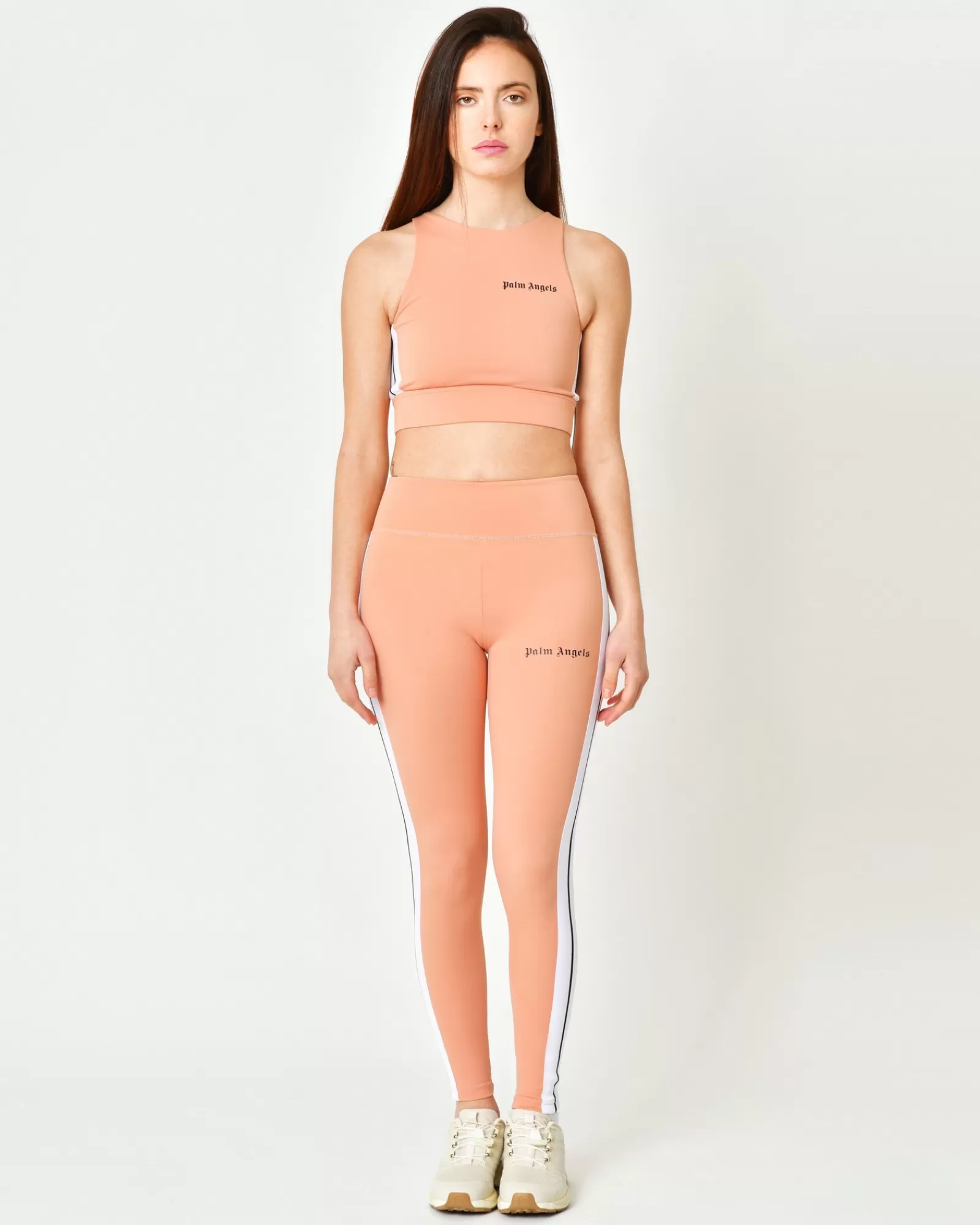 La Piscine Paris Brassière de sport en tissu stretch Palm Angels Rose Store
