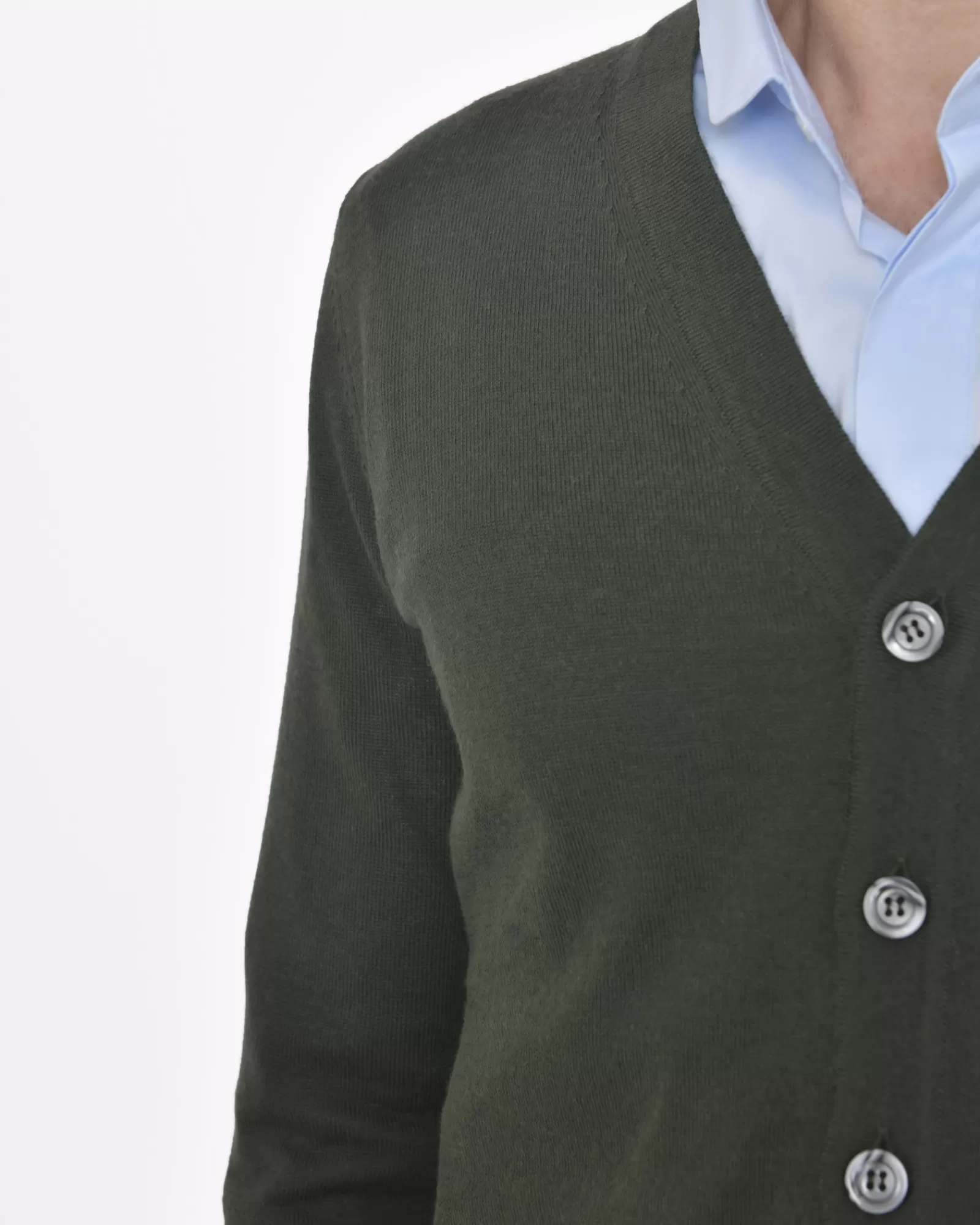 La Piscine Paris Cardigan Vneck Kaki Best