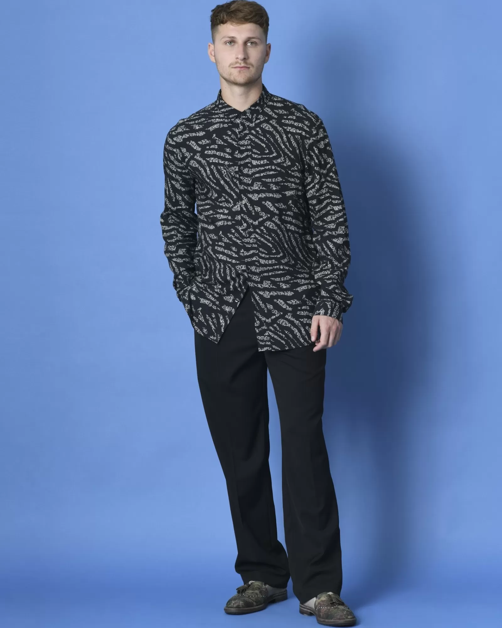 La Piscine Paris Chemise à imprimés Just Cavalli Blanc Sale