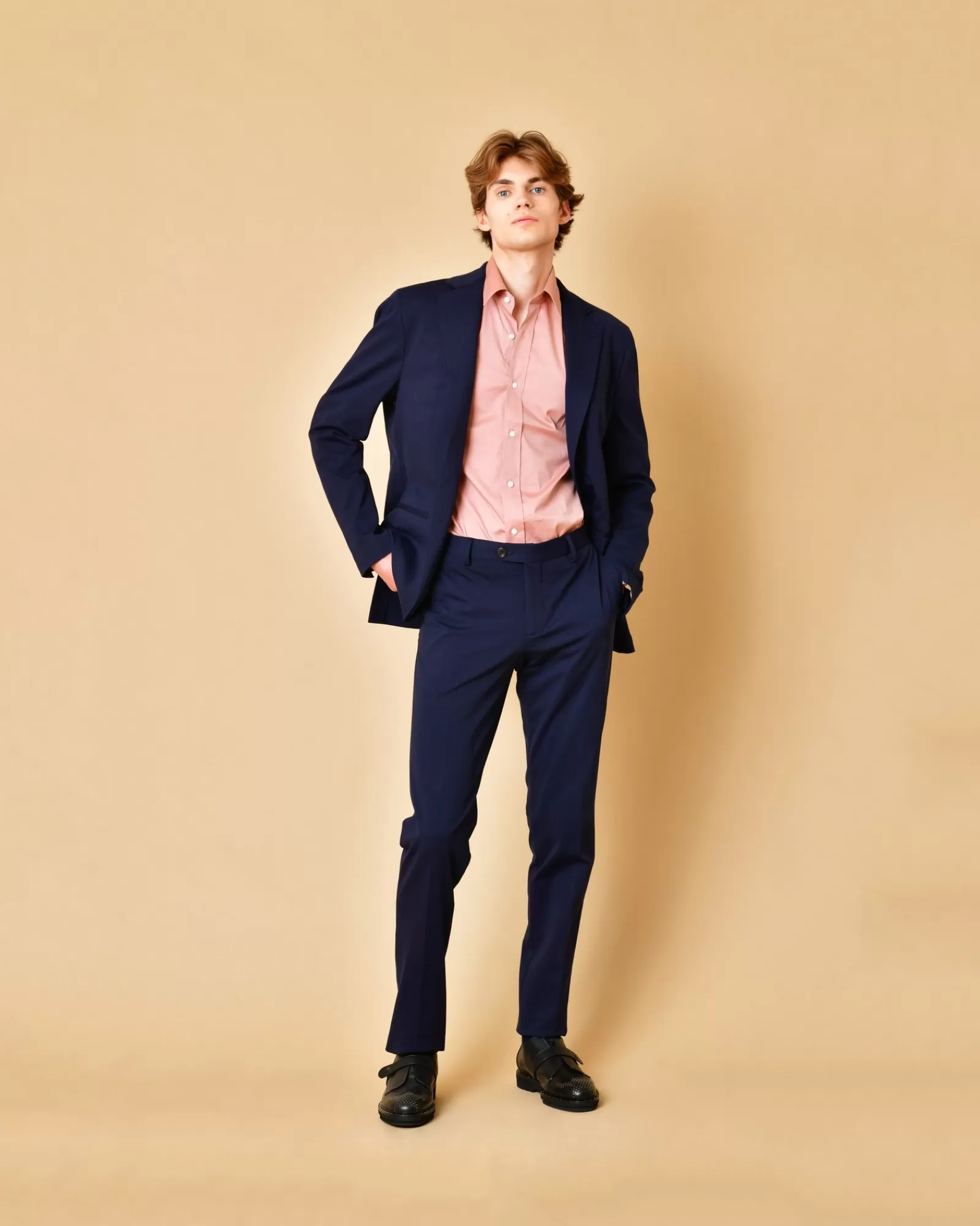 La Piscine Paris Chemise vieux avec goujons fleur de lys Lords & Fools Rose Clearance