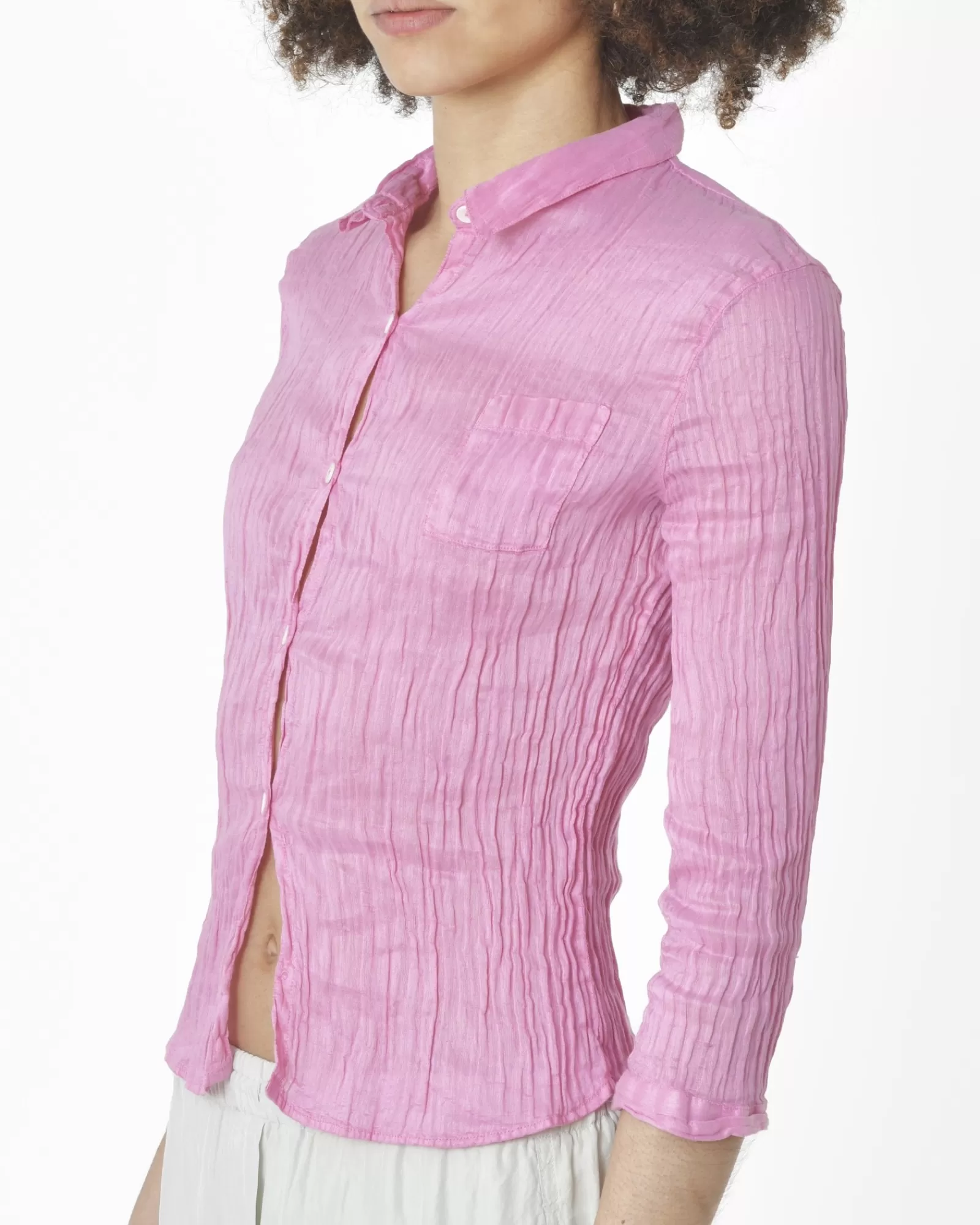 La Piscine Paris Chemisier 120% Lino Rose Online
