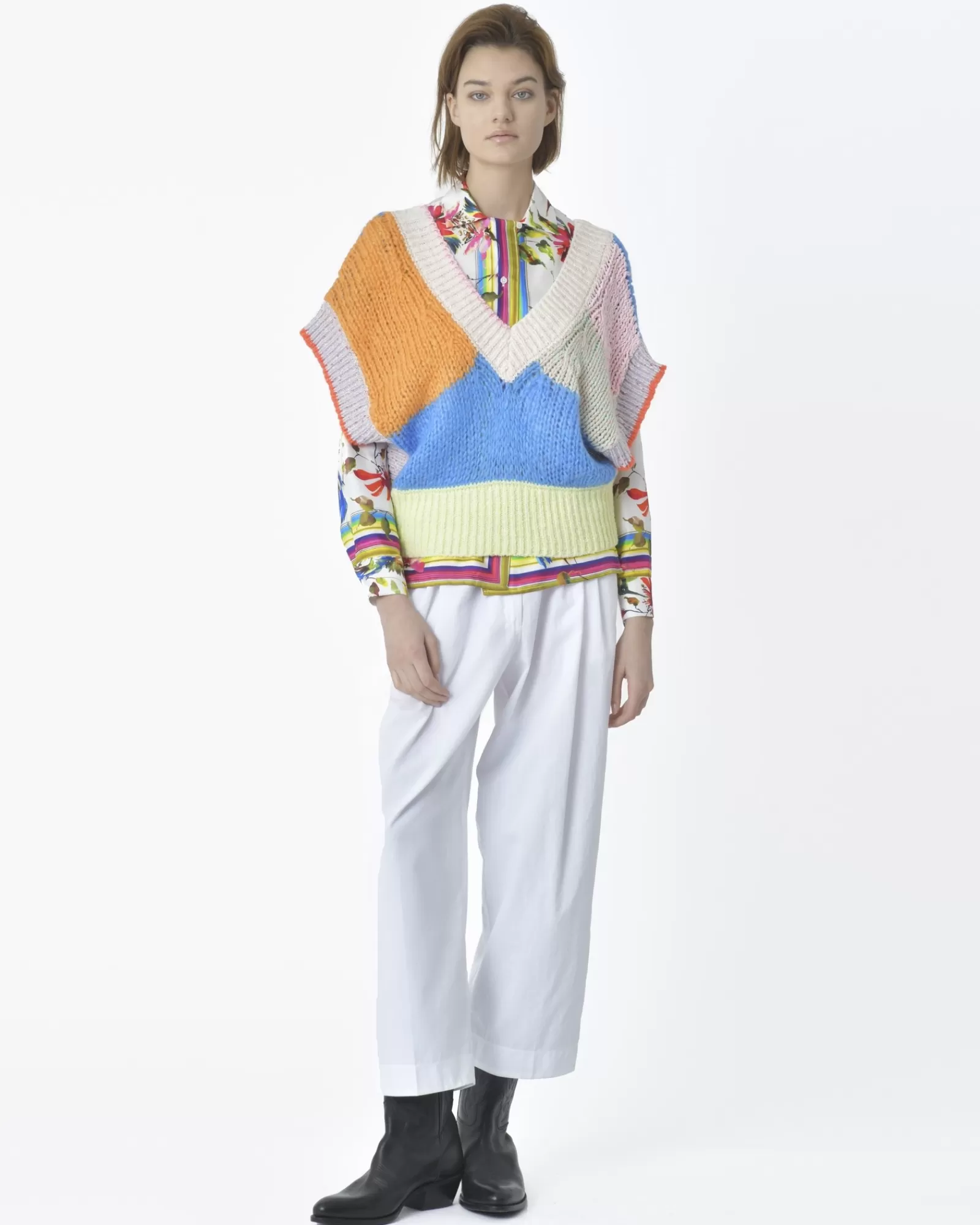 La Piscine Paris Haut maille Forte Forte Multicolore Fashion