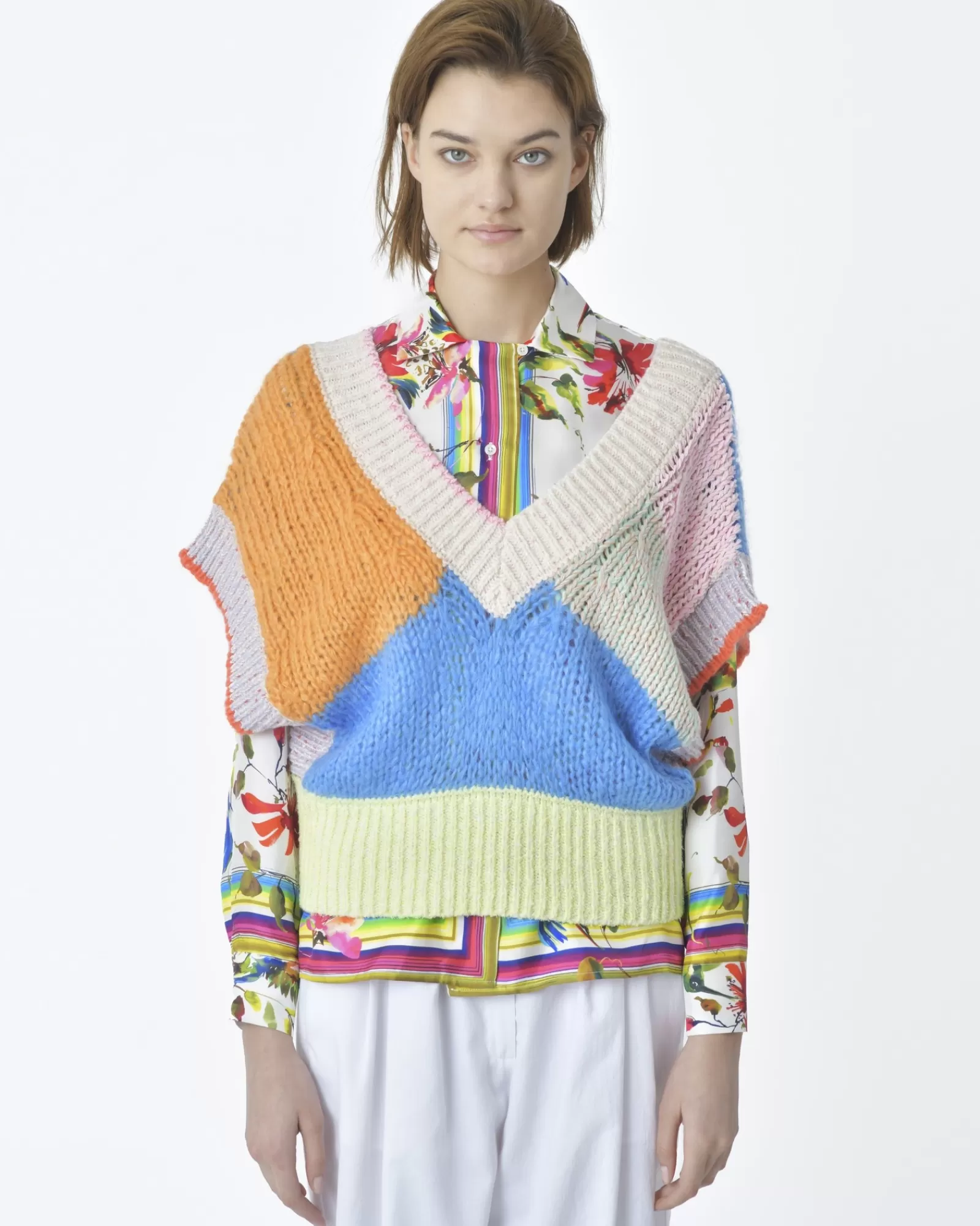 La Piscine Paris Haut maille Forte Forte Multicolore Fashion