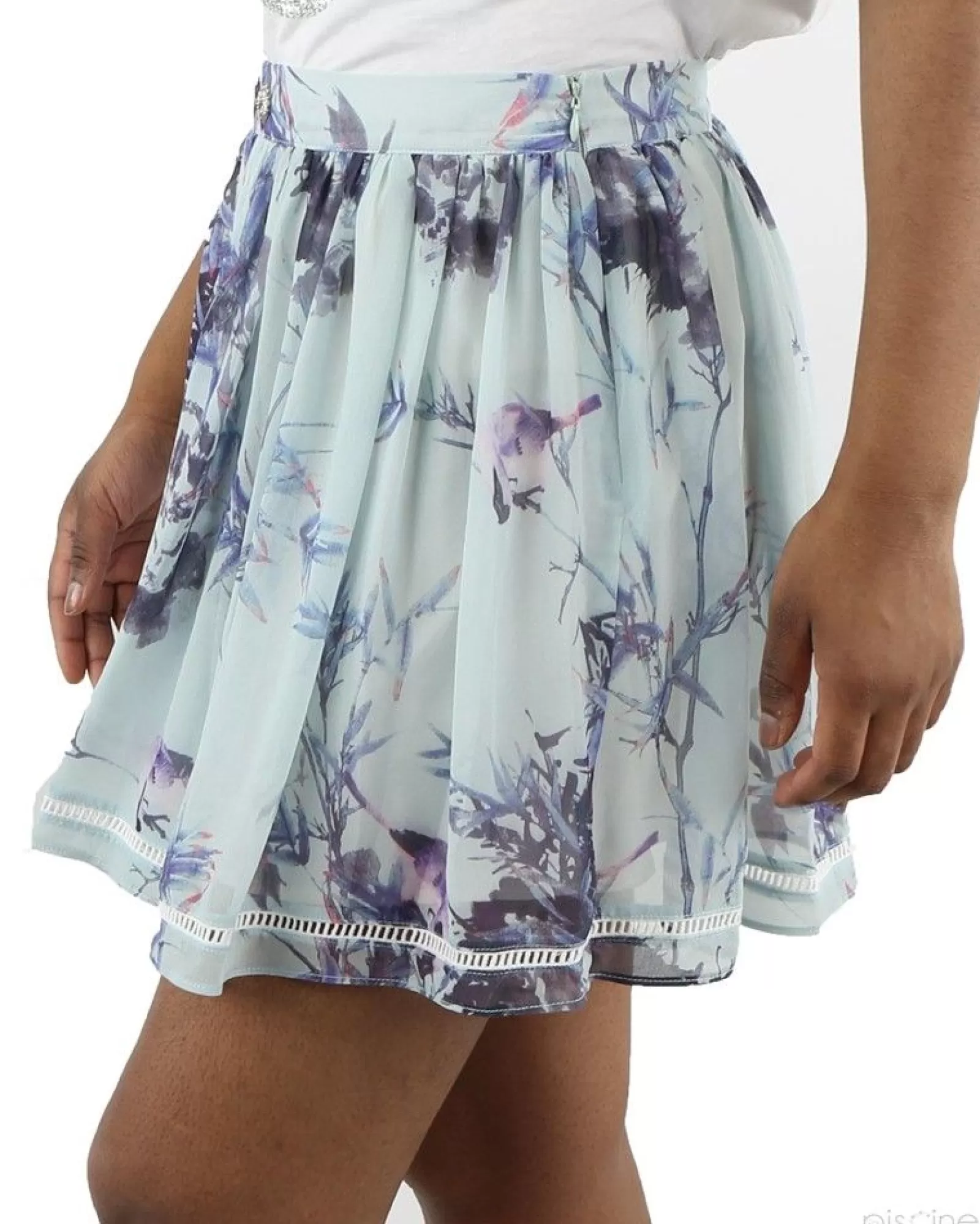 La Piscine Paris Jupe e fleurie Dexters Bleu Shop