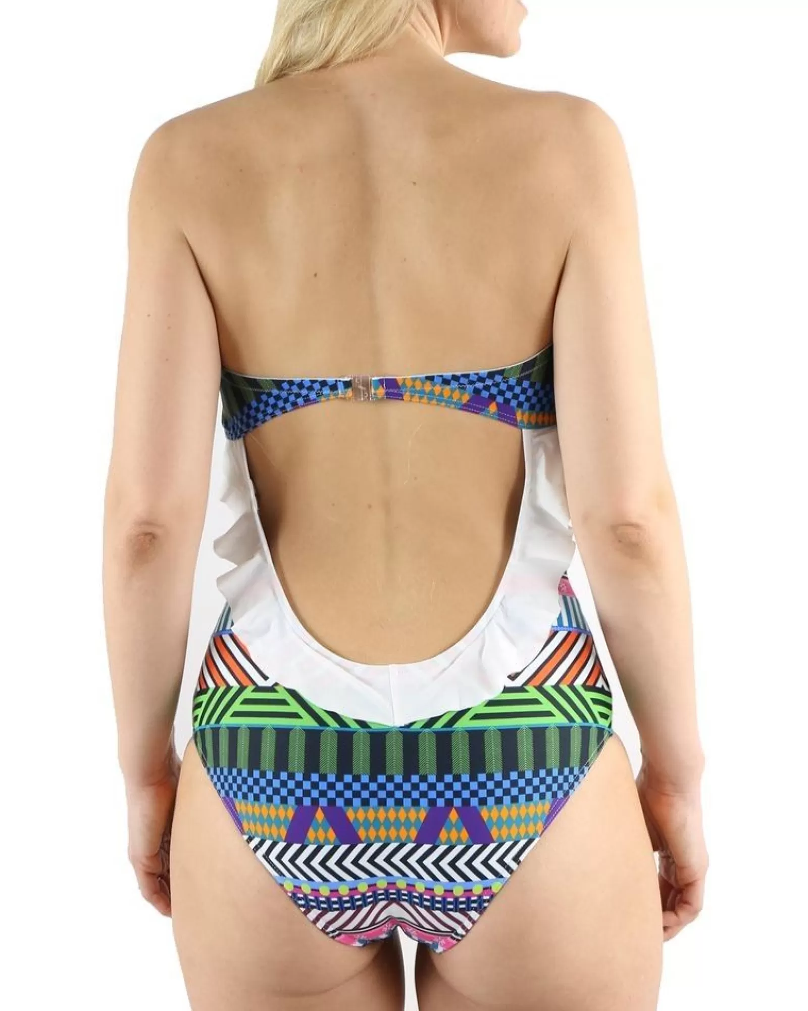 La Piscine Paris Maillot 1 pièce bustier Pamela de Beaumane Multicolore Best