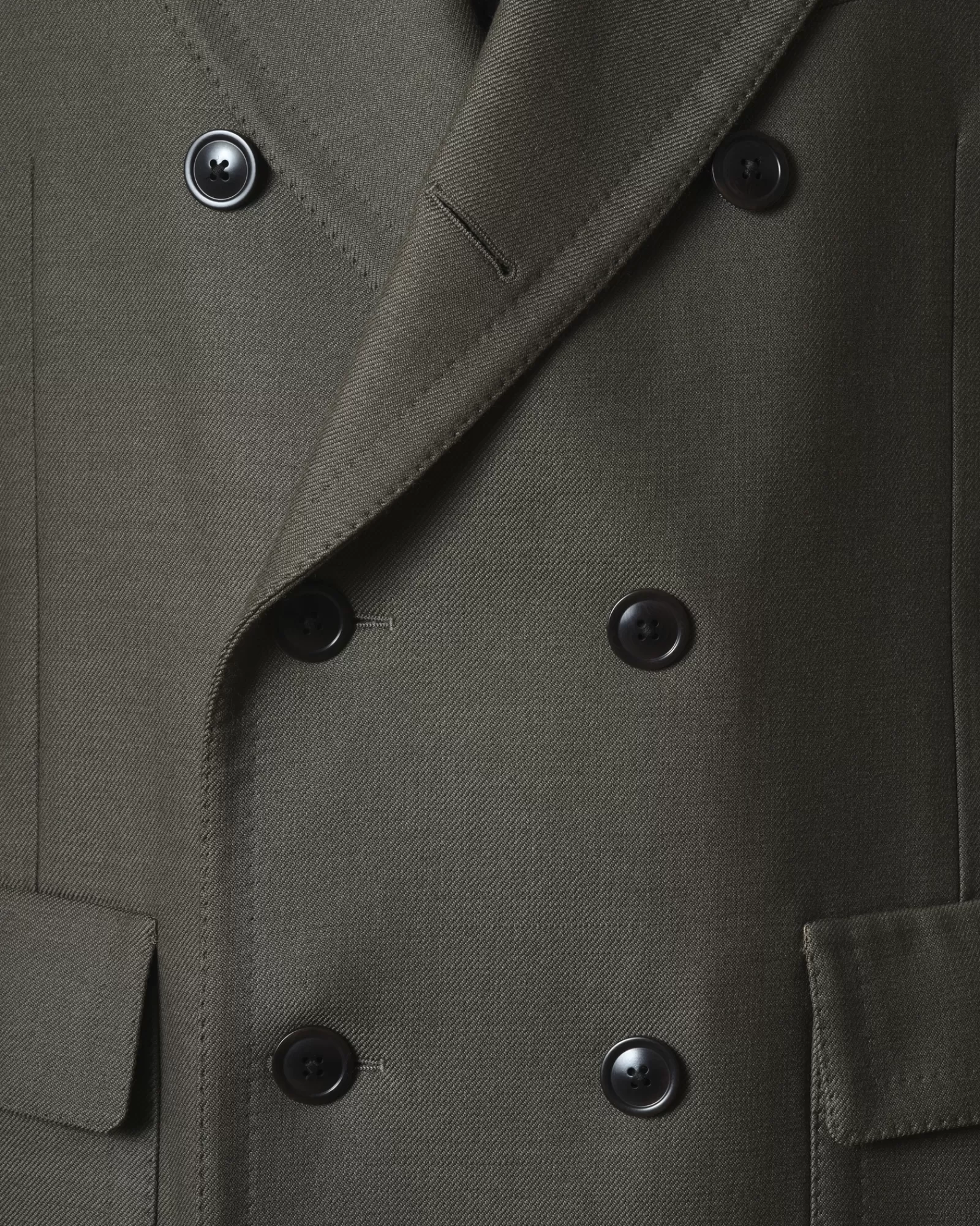 La Piscine Paris Manteau en laine de couleur Gabriele Pasini Taupe Sale