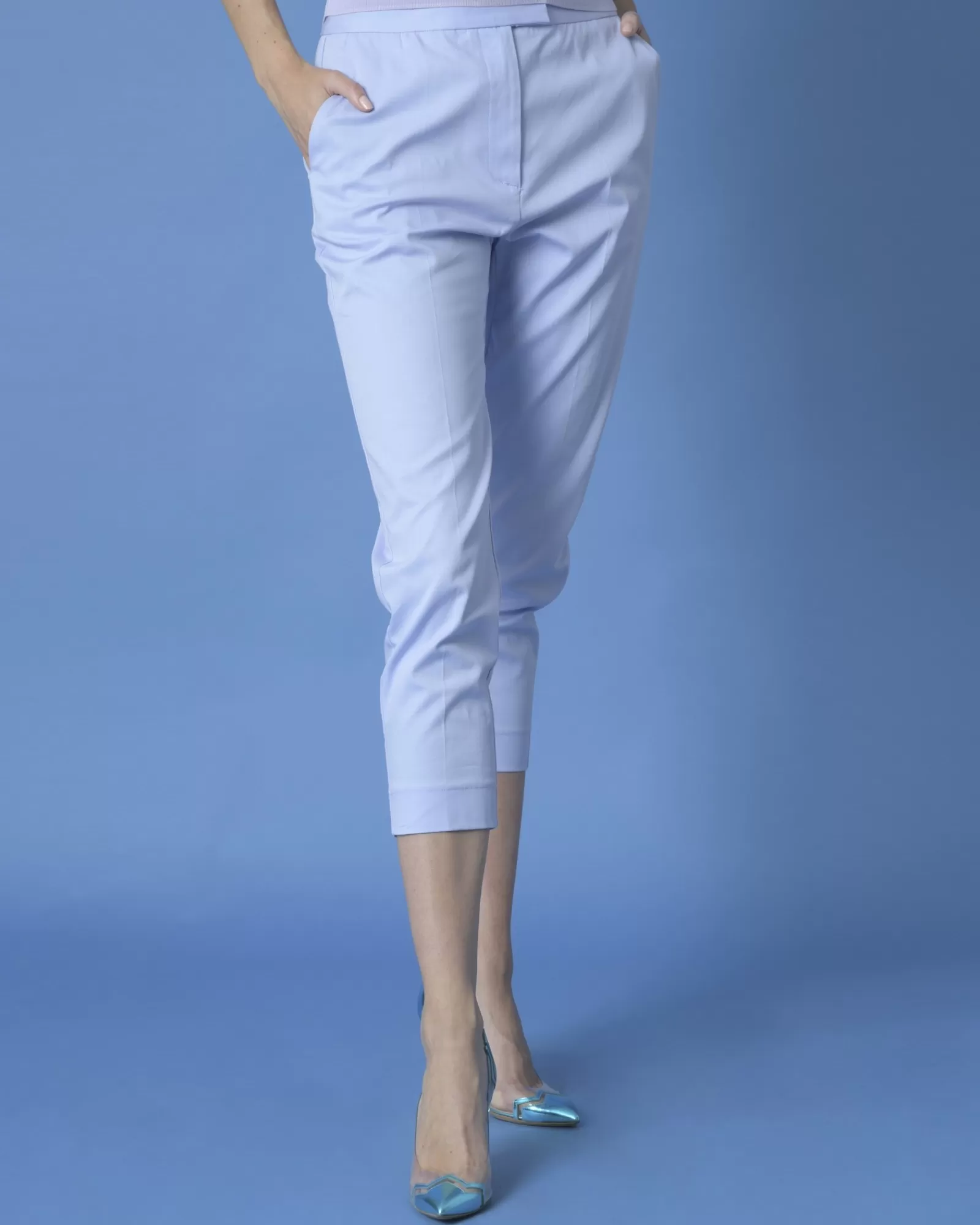 La Piscine Paris Pantalon classique Katia Giannini Violet New