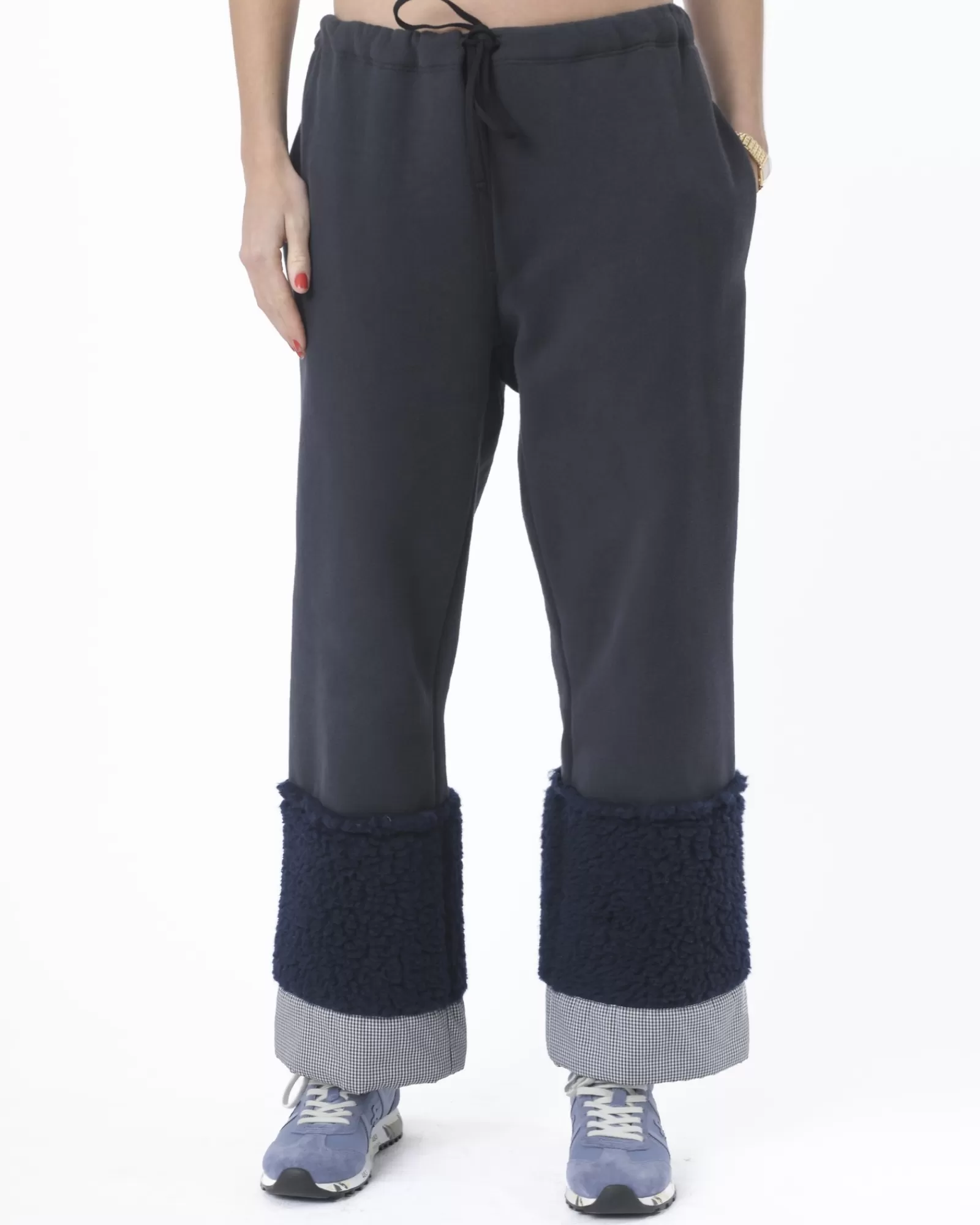 La Piscine Paris Pantalon de jogging large Avn Bleu Fashion