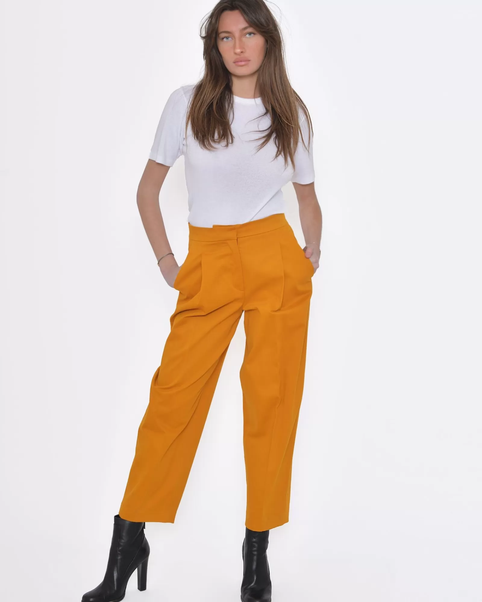 La Piscine Paris Pantalon fuselé pince Missoni Orange Sale