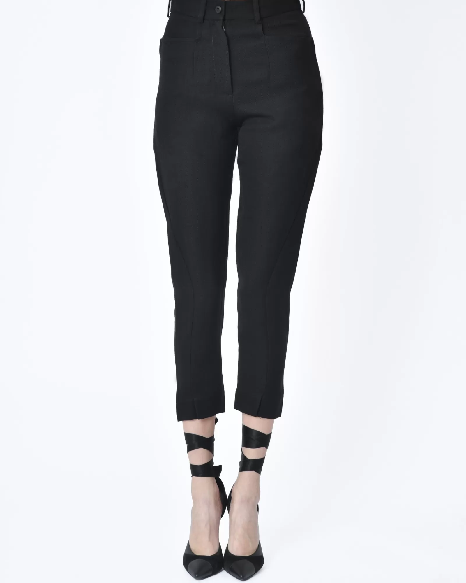 La Piscine Paris Pantalon Isabel Benenato Noir Outlet