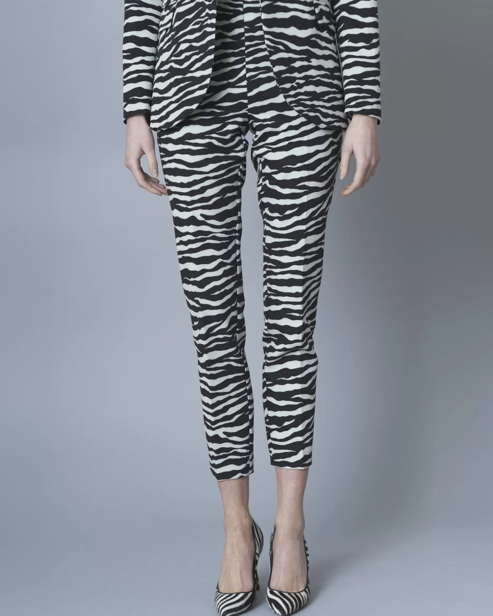 La Piscine Paris Pantalon slim imprimé P.A.R.O.S.H Noir Clearance