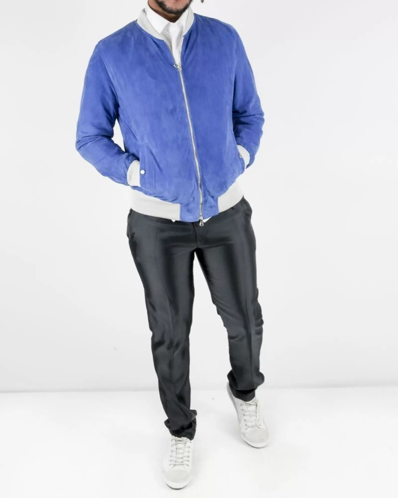 La Piscine Paris Pantalon tailleur en crêpe côtelé John Galliano Noir Outlet