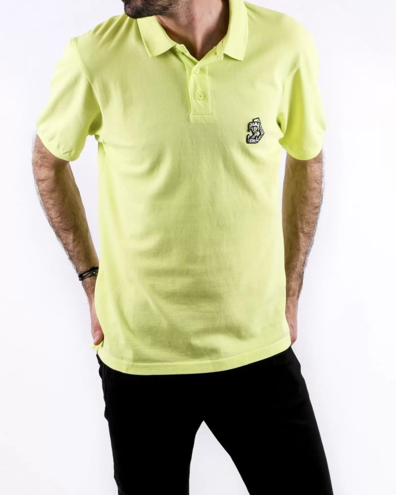 La Piscine Paris Polo en coton à logo brodé Zadig & Voltaire Jaune Hot
