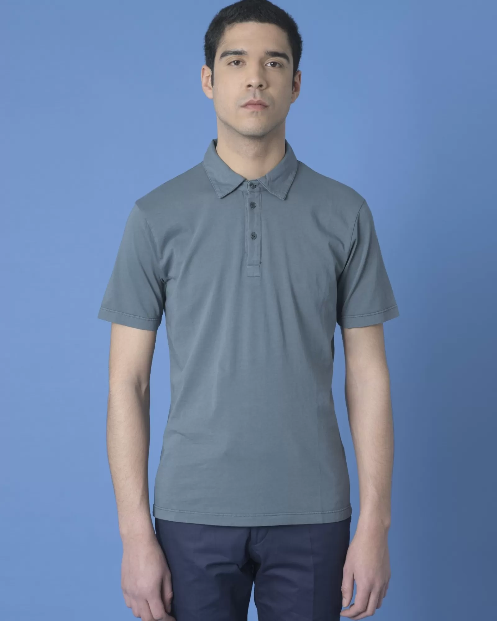 La Piscine Paris Polo /bleu Woolgroup Gris Clearance