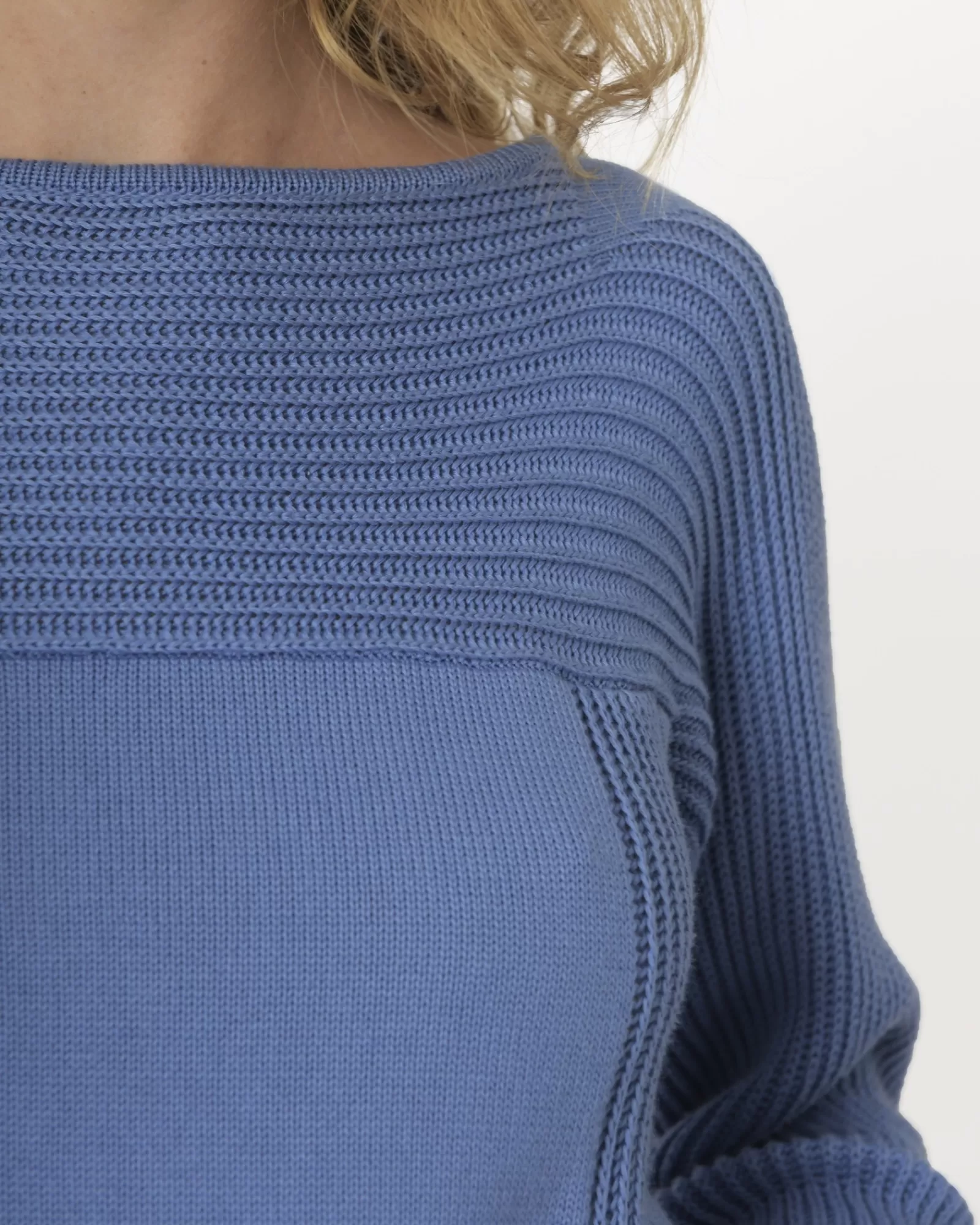 La Piscine Paris Pull en coton à poche kangourou Fendi Bleu New