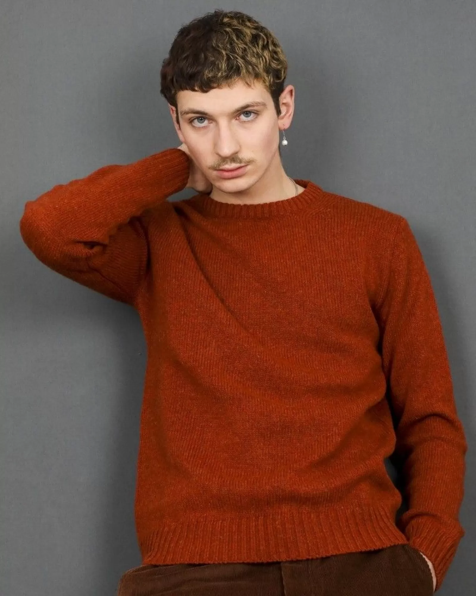 La Piscine Paris Pull en laine couleur Casheart Orange Outlet