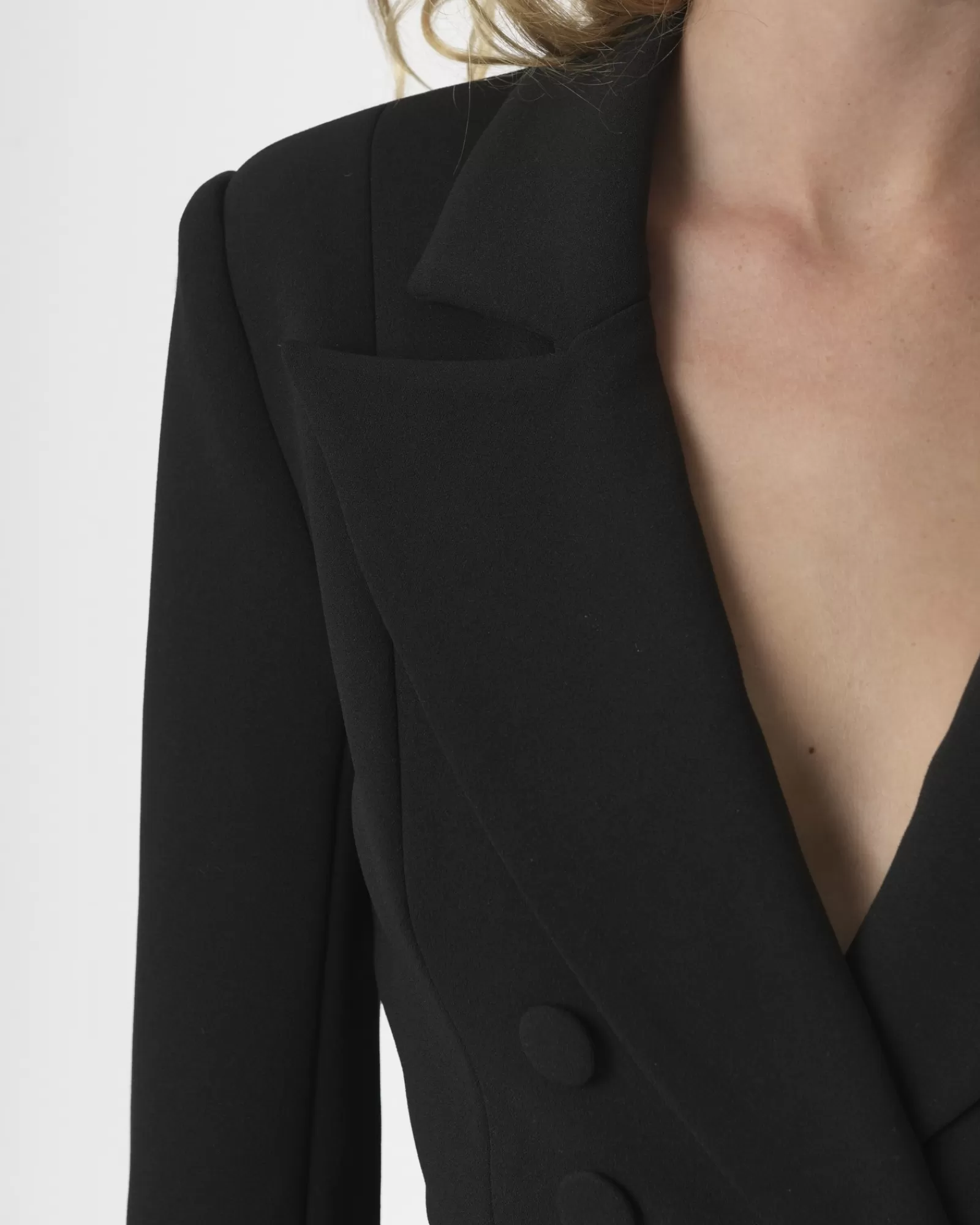 La Piscine Paris Robe longue à découpe Misha Collection Noir Outlet