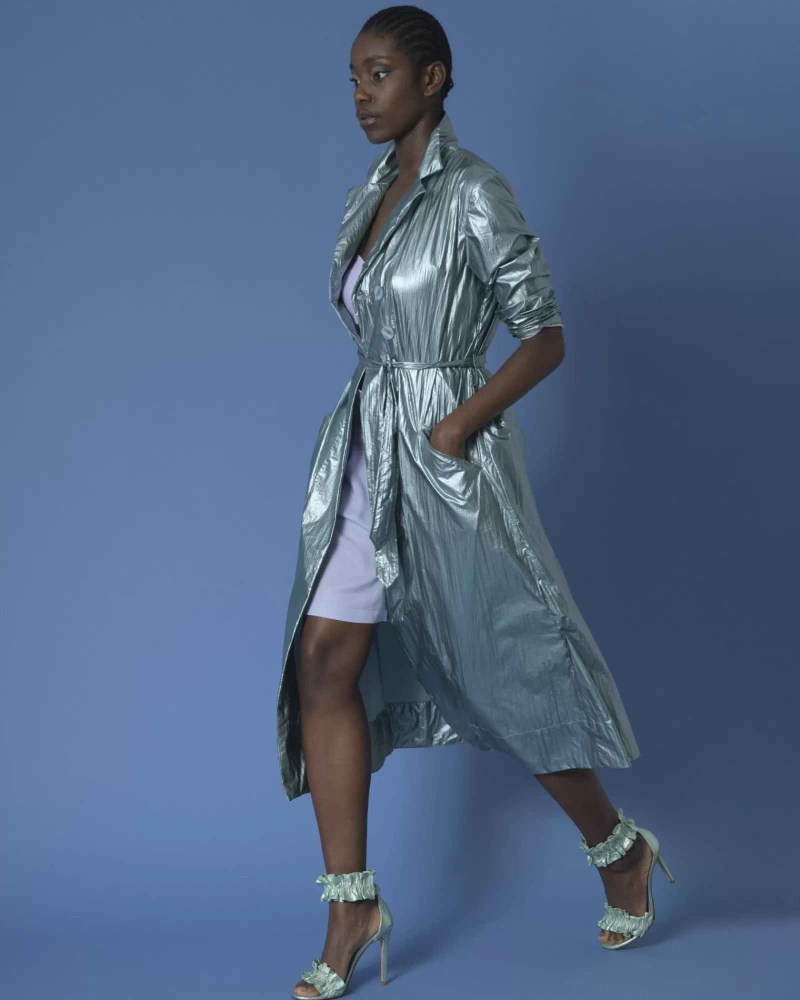 La Piscine Paris Short à pinces Katia Giannini Violet Store