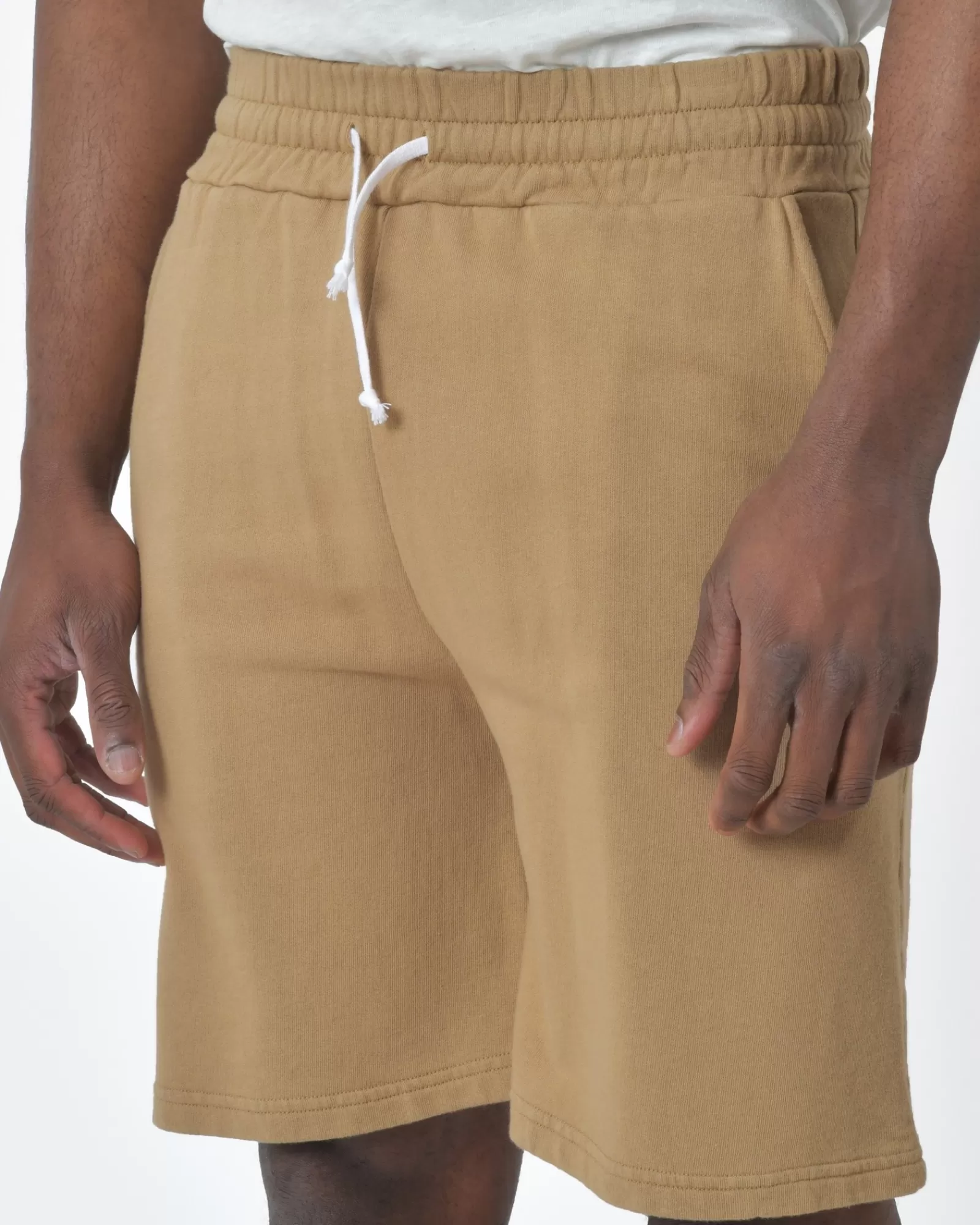 La Piscine Paris Short confort en coton couleur True Nyc Taupe Store