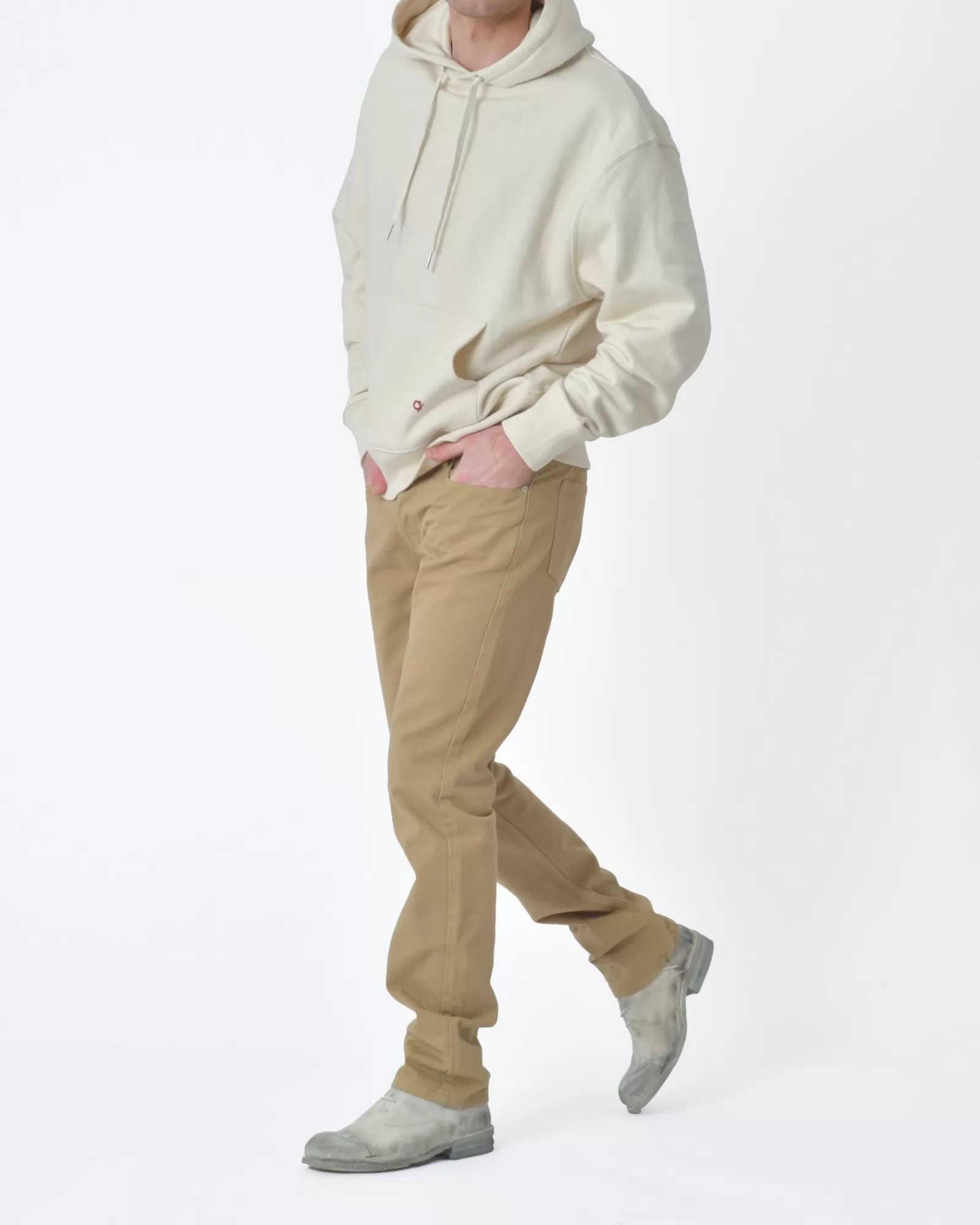 La Piscine Paris Sweat à capuche unisex Opacoo Beige Cheap