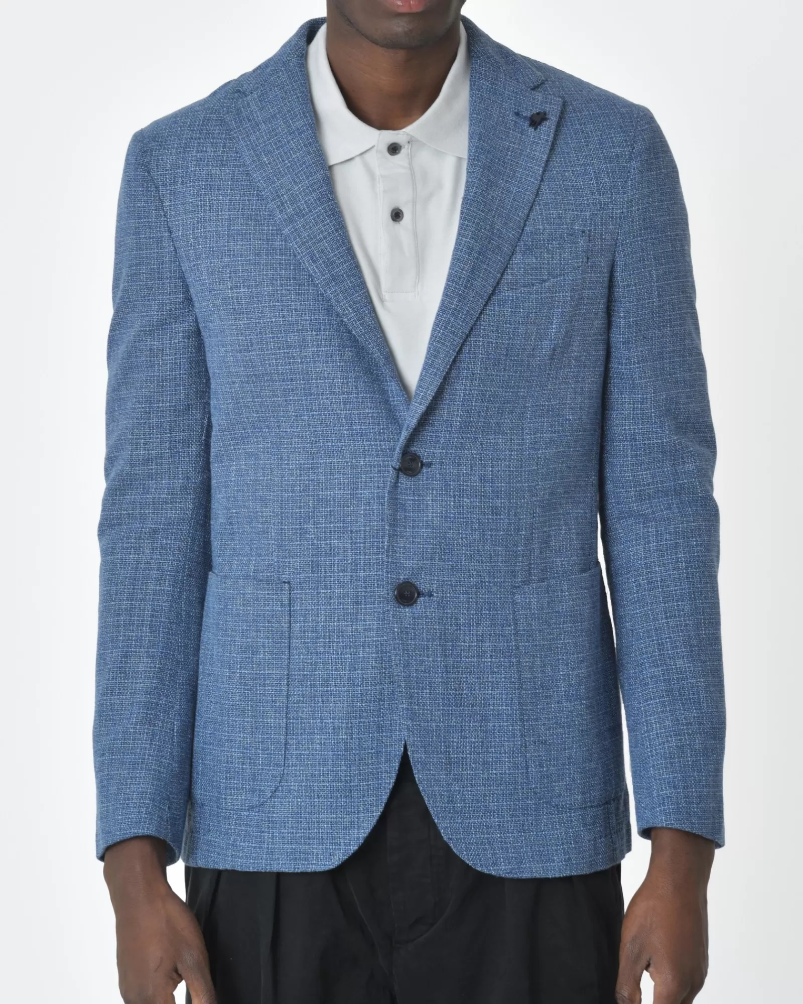 La Piscine Paris Veste de costume chiné Rodrigo Bleu Flash Sale