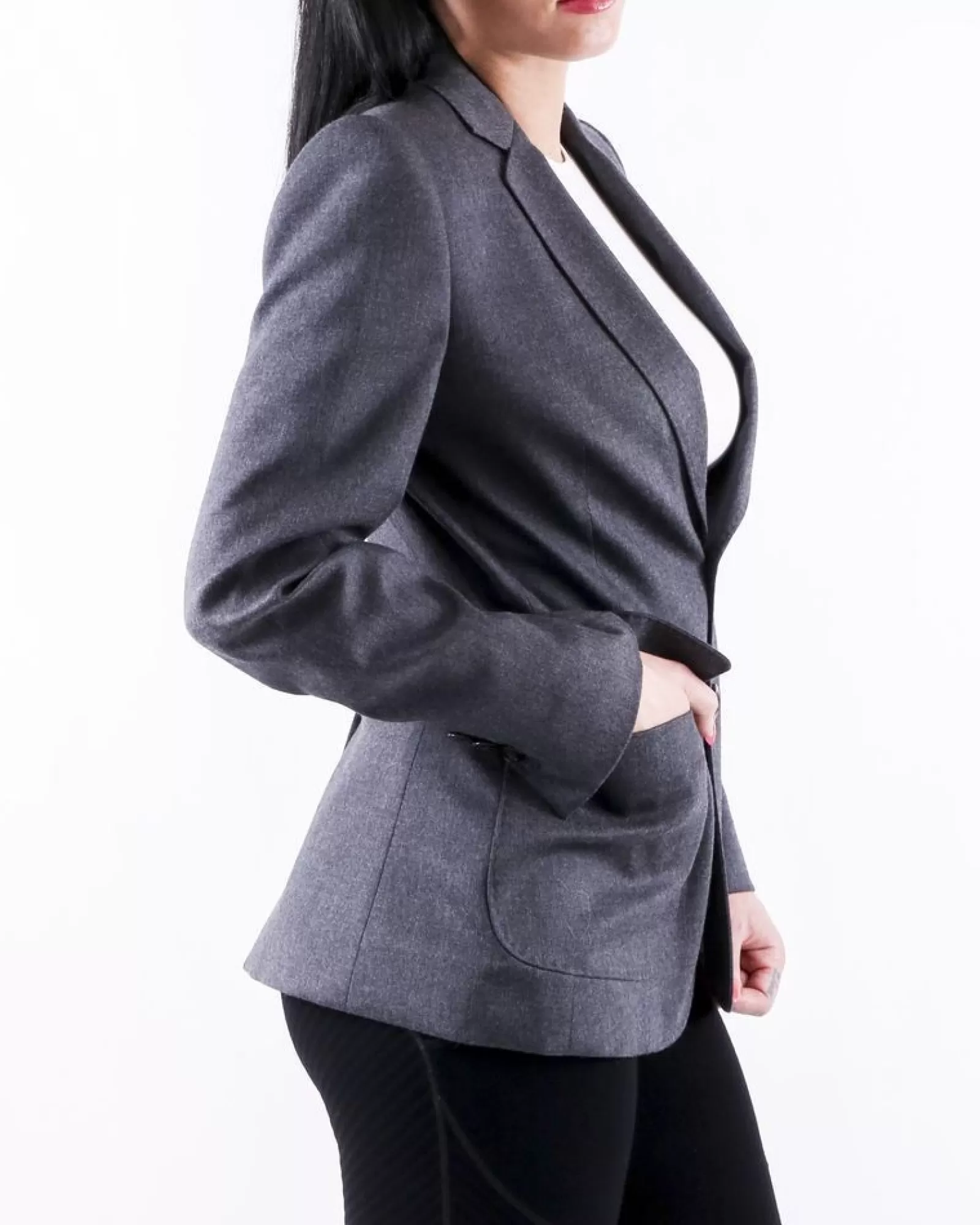 La Piscine Paris Veste de tailleur cintré en laine e Dsquared2 Gris New