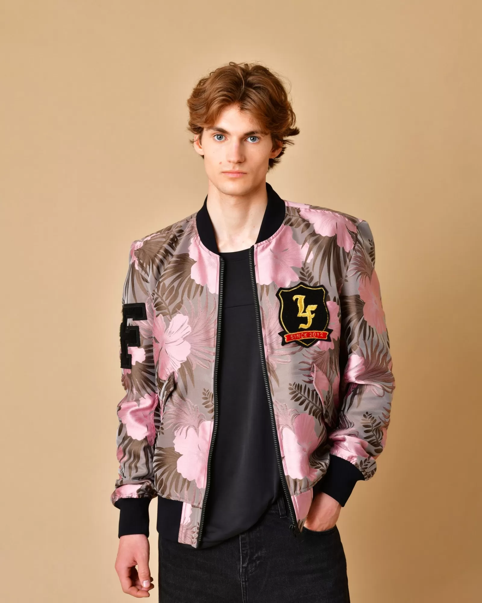 La Piscine Paris Veste en imprimé floral et taupe Lords & Fools Rose Online