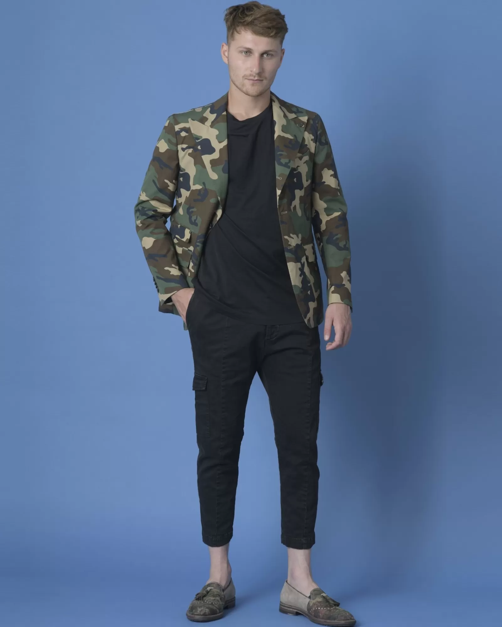 La Piscine Paris Veste à imprimé camouflage Gabriele Pasini Kaki Shop